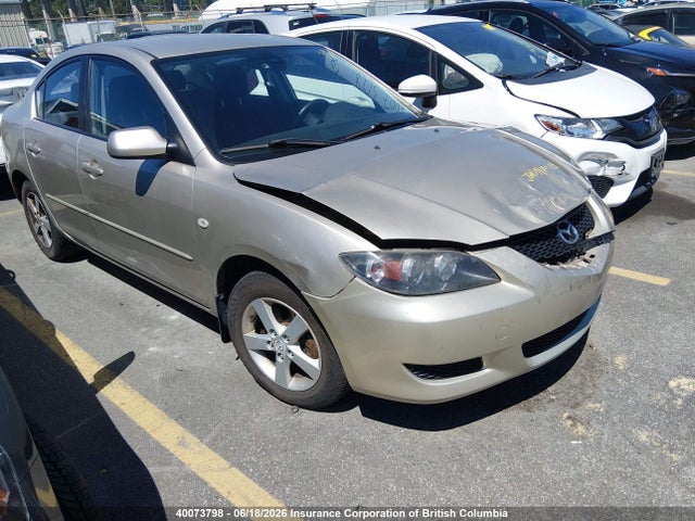Продажа на аукционе авто 2006 Mazda 3 I, vin: JM1BK12F861412387, номер лота: 40073798