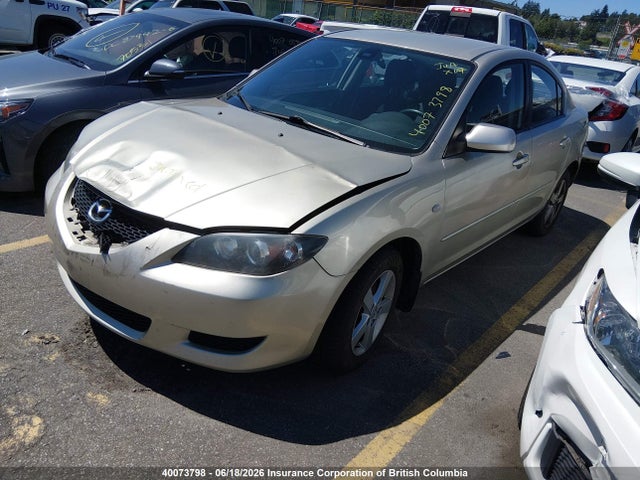40073798 :رقم المزاد ، JM1BK12F861412387 vin ، 2006 Mazda 3 I مزاد بيع