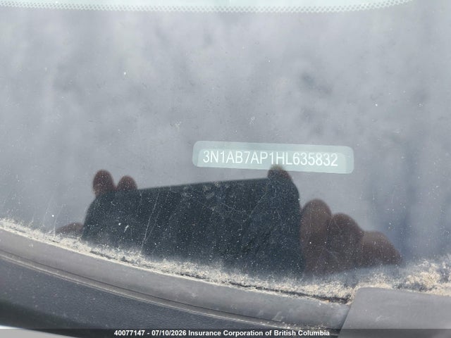 40077147 :رقم المزاد ، 3N1AB7AP1HL635832 vin ، 2017 Nissan Sentra 1.8 S/1.8 Sl/1.8 Sv مزاد بيع