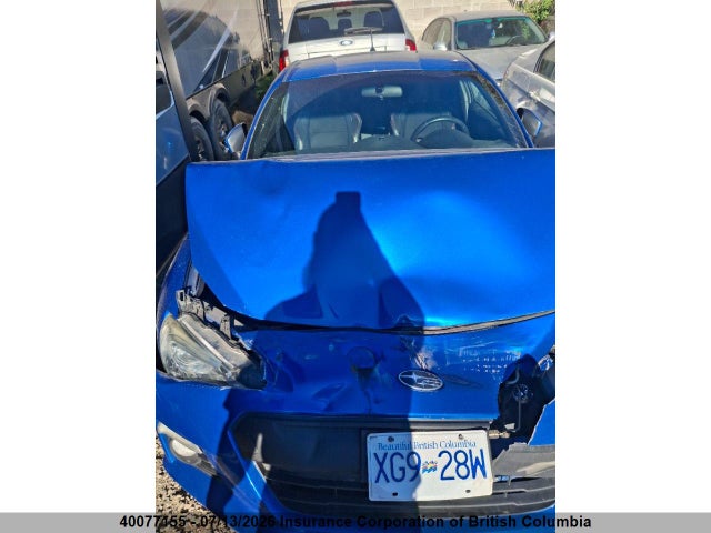 2013 Subaru Brz მანქანა იყიდება აუქციონზე, vin: JF1ZCAC15D2610968, აუქციონის ნომერი: 40077155