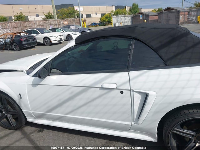 40077157 :رقم المزاد ، 1FAFP46V3XF164727 vin ، 1999 Ford Mustang Cobra Svt مزاد بيع