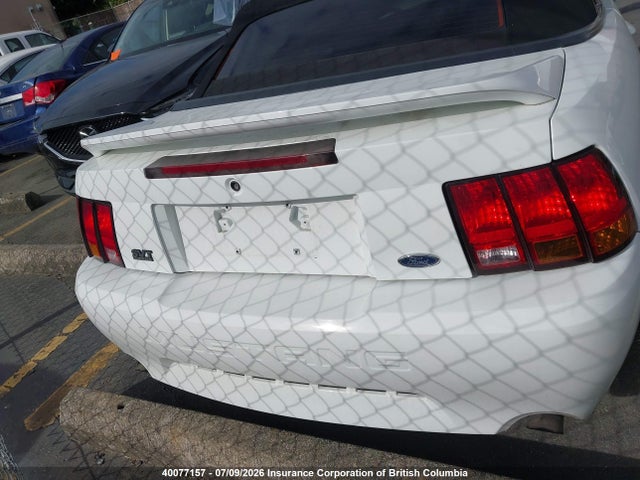 40077157 :رقم المزاد ، 1FAFP46V3XF164727 vin ، 1999 Ford Mustang Cobra Svt مزاد بيع