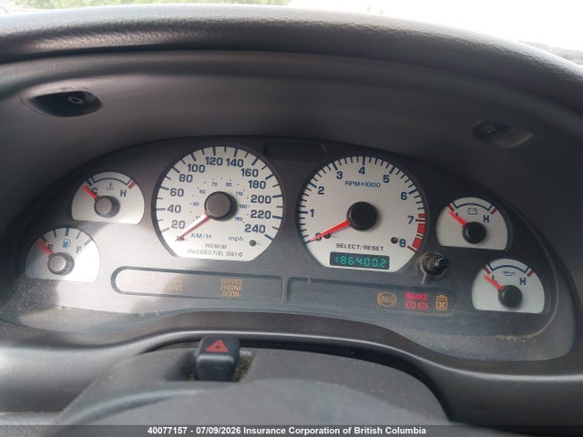 40077157 :رقم المزاد ، 1FAFP46V3XF164727 vin ، 1999 Ford Mustang Cobra Svt مزاد بيع