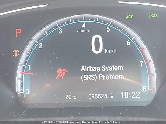 2019 Honda Civic Touring მანქანა იყიდება აუქციონზე, vin: 2HGFC1F96KH106823, აუქციონის ნომერი: 40070058