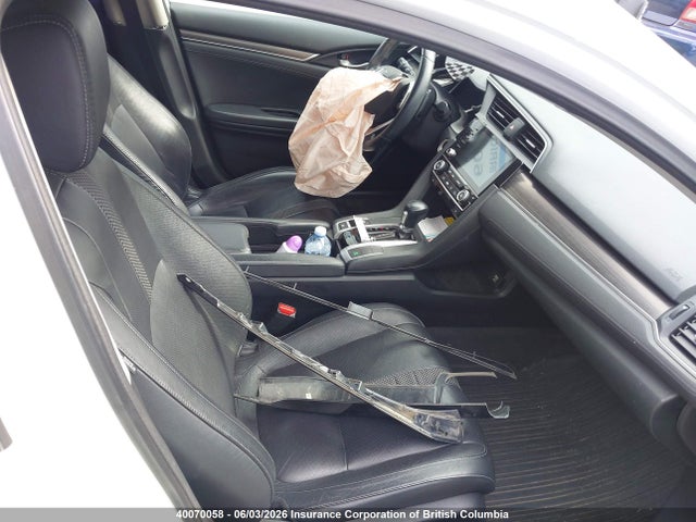 2019 Honda Civic Touring მანქანა იყიდება აუქციონზე, vin: 2HGFC1F96KH106823, აუქციონის ნომერი: 40070058