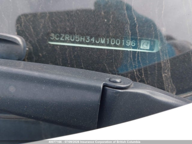 2018 Honda Hr-v მანქანა იყიდება აუქციონზე, vin: 3CZRU5H34JM100196, აუქციონის ნომერი: 40077166