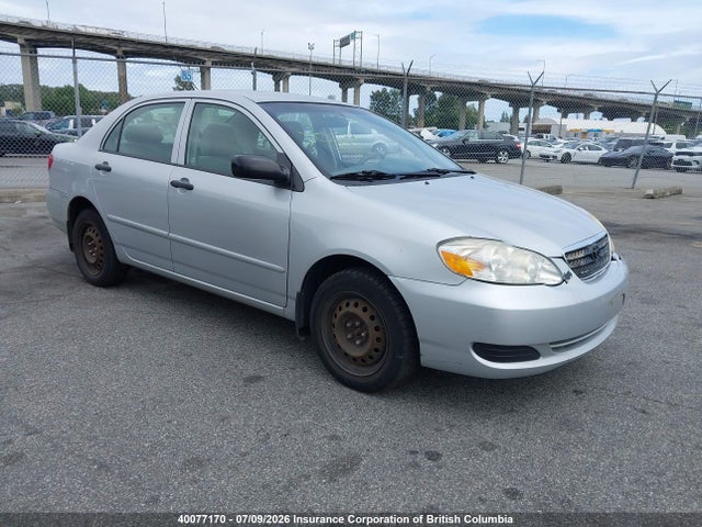 2006 Toyota Corolla Ce/le/s მანქანა იყიდება აუქციონზე, vin: 2T1BR32E66C596738, აუქციონის ნომერი: 40077170