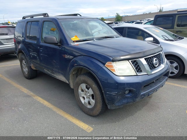 Auction sale of the 2008 Nissan Pathfinder S/le/se, vin: 5N1AR18B48C614111, lot number: 40077175