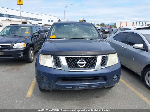 2008 Nissan Pathfinder S/le/se მანქანა იყიდება აუქციონზე, vin: 5N1AR18B48C614111, აუქციონის ნომერი: 40077175