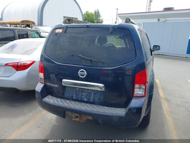 2008 Nissan Pathfinder S/le/se მანქანა იყიდება აუქციონზე, vin: 5N1AR18B48C614111, აუქციონის ნომერი: 40077175