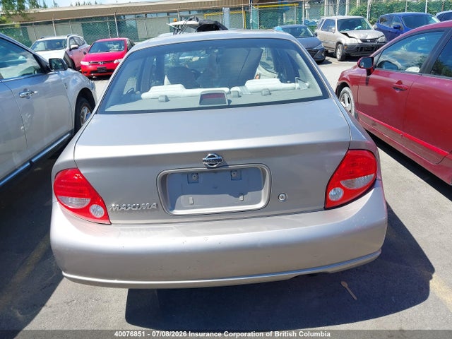 2000 Nissan Maxima Gle/gxe/se მანქანა იყიდება აუქციონზე, vin: JN1CA31D9YT502046, აუქციონის ნომერი: 40076851