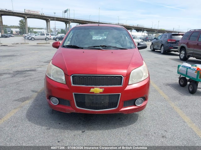 2009 Chevrolet Aveo მანქანა იყიდება აუქციონზე, vin: KL1TV65E09B377491, აუქციონის ნომერი: 40077206