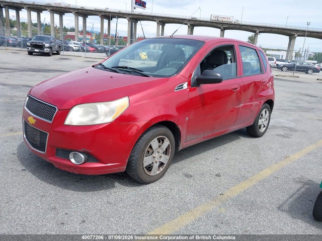 2009 Chevrolet Aveo მანქანა იყიდება აუქციონზე, vin: KL1TV65E09B377491, აუქციონის ნომერი: 40077206