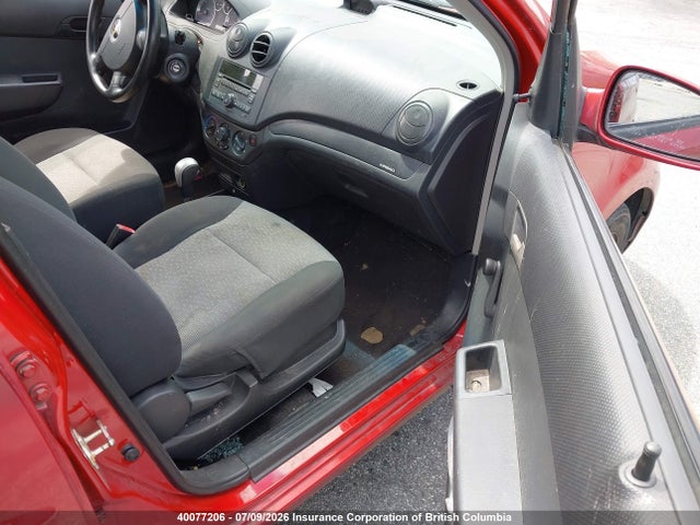 2009 Chevrolet Aveo მანქანა იყიდება აუქციონზე, vin: KL1TV65E09B377491, აუქციონის ნომერი: 40077206