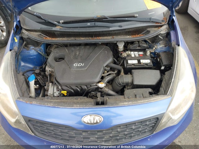 2013 Kia Rio მანქანა იყიდება აუქციონზე, vin: KNADM4A32D6224411, აუქციონის ნომერი: 40077213