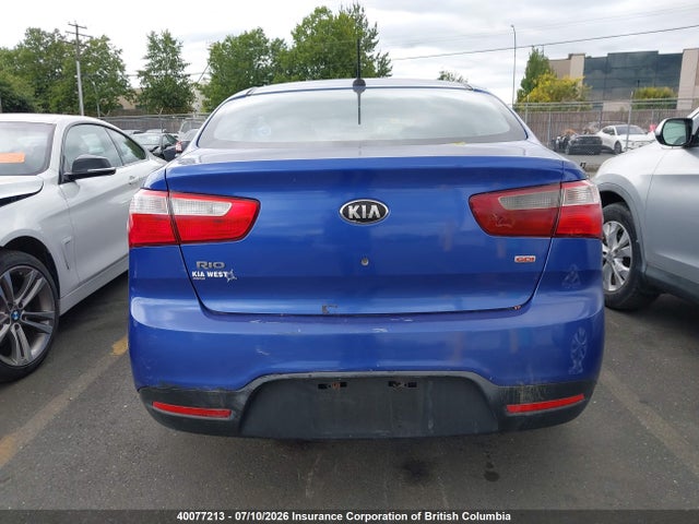 2013 Kia Rio მანქანა იყიდება აუქციონზე, vin: KNADM4A32D6224411, აუქციონის ნომერი: 40077213