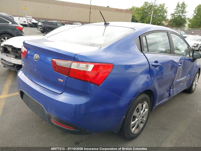 2013 Kia Rio მანქანა იყიდება აუქციონზე, vin: KNADM4A32D6224411, აუქციონის ნომერი: 40077213