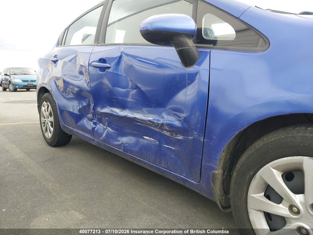 2013 Kia Rio მანქანა იყიდება აუქციონზე, vin: KNADM4A32D6224411, აუქციონის ნომერი: 40077213