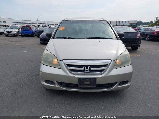 Продажа на аукционе авто 2005 Honda Odyssey Lx, vin: 5FNRL38225B501275, номер лота: 40077220