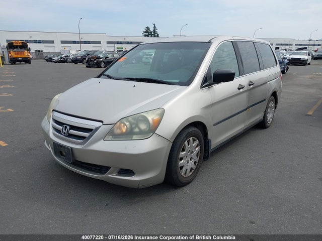 Продажа на аукционе авто 2005 Honda Odyssey Lx, vin: 5FNRL38225B501275, номер лота: 40077220