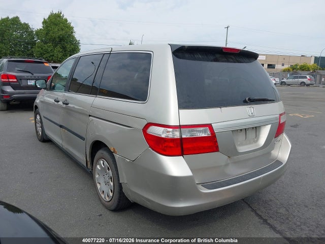 Продажа на аукционе авто 2005 Honda Odyssey Lx, vin: 5FNRL38225B501275, номер лота: 40077220