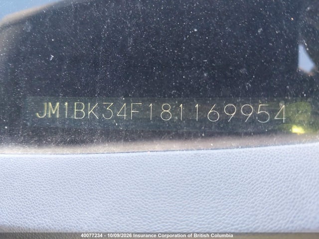 Aukcja sprzedaży 2008 Mazda 3 I, vin: JM1BK34F181169954, numer aukcji: 40077234