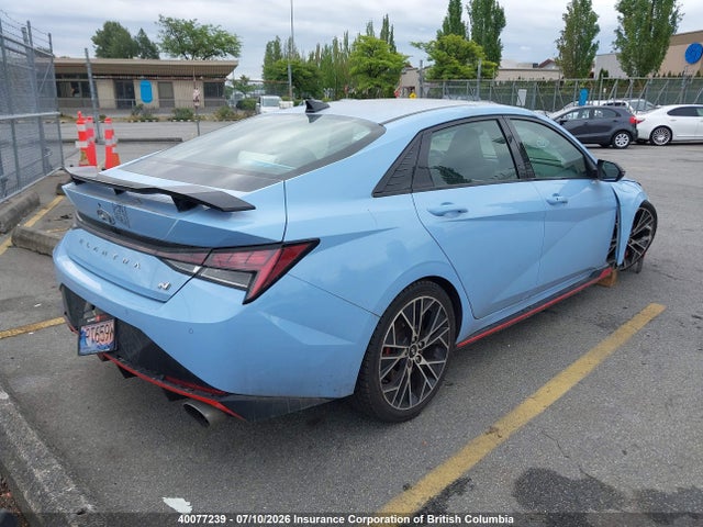Продаж на аукціоні авто 2023 Hyundai Elantra N Manual, vin: KMHLW4AK9PU009166, номер лоту: 40077239