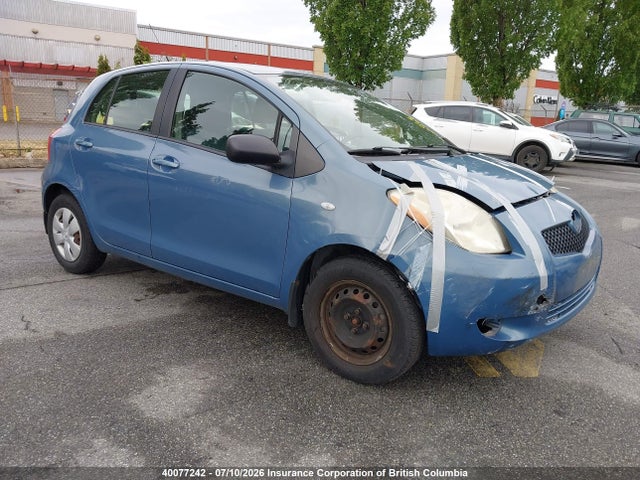 2007 Toyota Yaris მანქანა იყიდება აუქციონზე, vin: JTDKT923975060366, აუქციონის ნომერი: 40077242