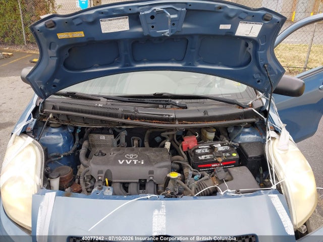 40077242 :رقم المزاد ، JTDKT923975060366 vin ، 2007 Toyota Yaris مزاد بيع
