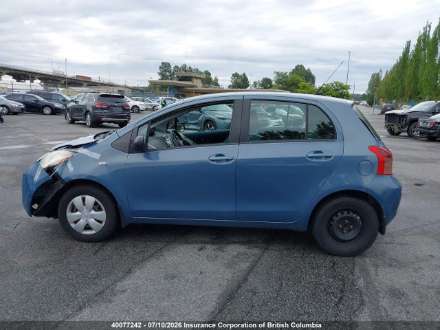40077242 :رقم المزاد ، JTDKT923975060366 vin ، 2007 Toyota Yaris مزاد بيع