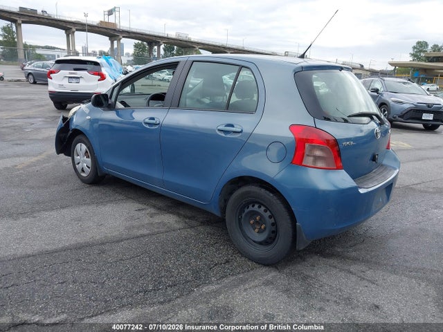 40077242 :رقم المزاد ، JTDKT923975060366 vin ، 2007 Toyota Yaris مزاد بيع