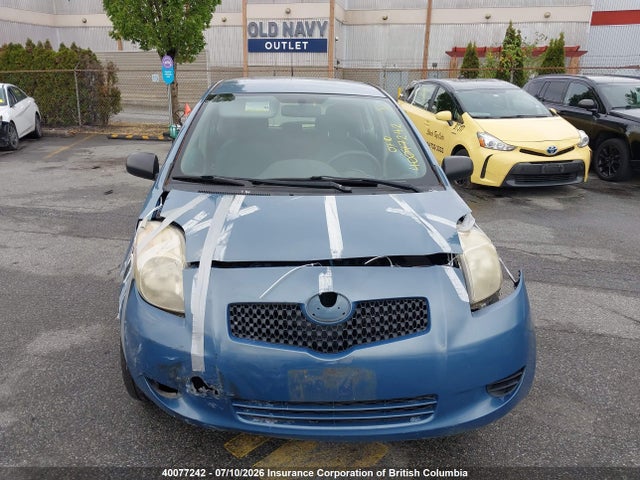 40077242 :رقم المزاد ، JTDKT923975060366 vin ، 2007 Toyota Yaris مزاد بيع