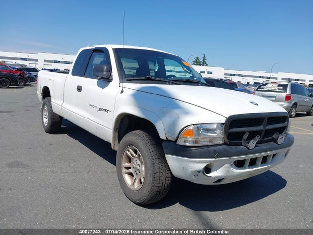 2001 Dodge Dakota მანქანა იყიდება აუქციონზე, vin: 1B7GG22N41S125927, აუქციონის ნომერი: 40077243