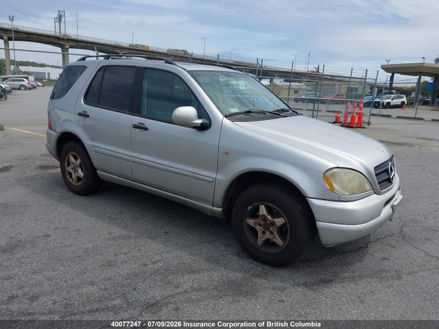 2000 Mercedes-benz Ml 320 მანქანა იყიდება აუქციონზე, vin: 4JGAB54E1YA173397, აუქციონის ნომერი: 40077247