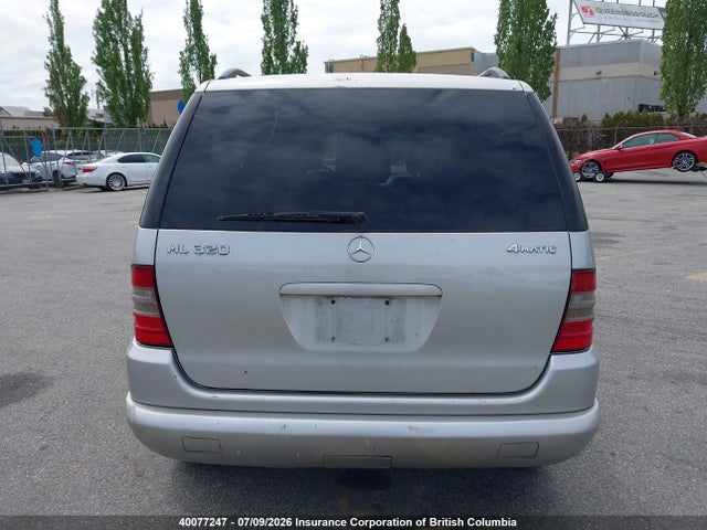 Aukcja sprzedaży 2000 Mercedes-benz Ml 320, vin: 4JGAB54E1YA173397, numer aukcji: 40077247