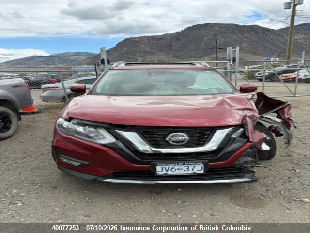 Aukcja sprzedaży 2019 Nissan Rogue, vin: 5N1AT2MV0KC708162, numer aukcji: 40077253