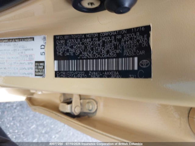 Toyota Prius 2017 JTDZN3EU0HJ064356 Image 9