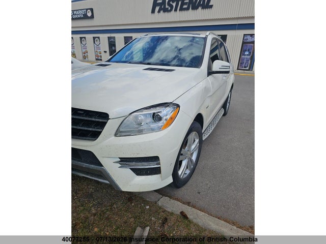 Продаж на аукціоні авто 2012 Mercedes-benz Ml 350 Bluetec, vin: 4JGDA2EB8CA091937, номер лоту: 40077255