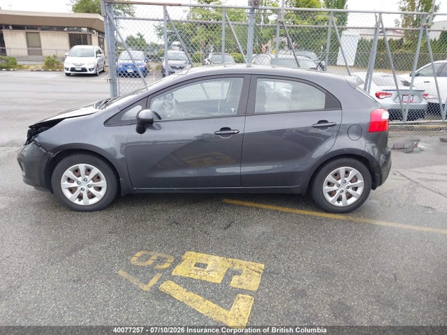2012 Kia Rio Ex/lx/lx+/sx მანქანა იყიდება აუქციონზე, vin: KNADM5A38C6734377, აუქციონის ნომერი: 40077257