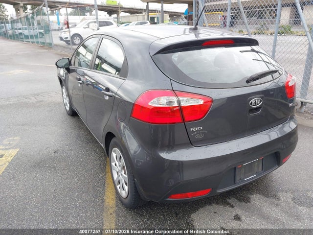 2012 Kia Rio Ex/lx/lx+/sx მანქანა იყიდება აუქციონზე, vin: KNADM5A38C6734377, აუქციონის ნომერი: 40077257