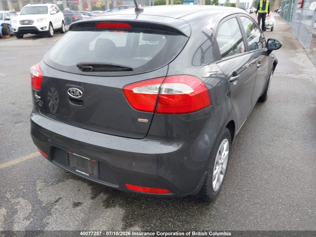 2012 Kia Rio Ex/lx/lx+/sx მანქანა იყიდება აუქციონზე, vin: KNADM5A38C6734377, აუქციონის ნომერი: 40077257