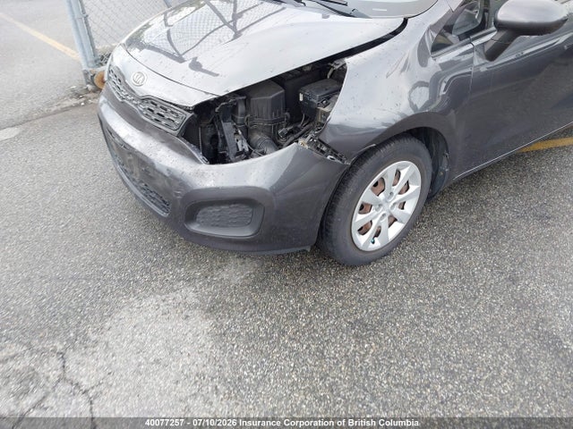 2012 Kia Rio Ex/lx/lx+/sx მანქანა იყიდება აუქციონზე, vin: KNADM5A38C6734377, აუქციონის ნომერი: 40077257
