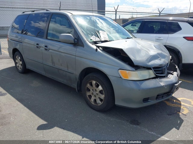 2002 Honda Odyssey Exl მანქანა იყიდება აუქციონზე, vin: 2HKRL18972H000977, აუქციონის ნომერი: 40073865
