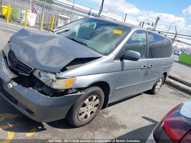 2002 Honda Odyssey Exl მანქანა იყიდება აუქციონზე, vin: 2HKRL18972H000977, აუქციონის ნომერი: 40073865