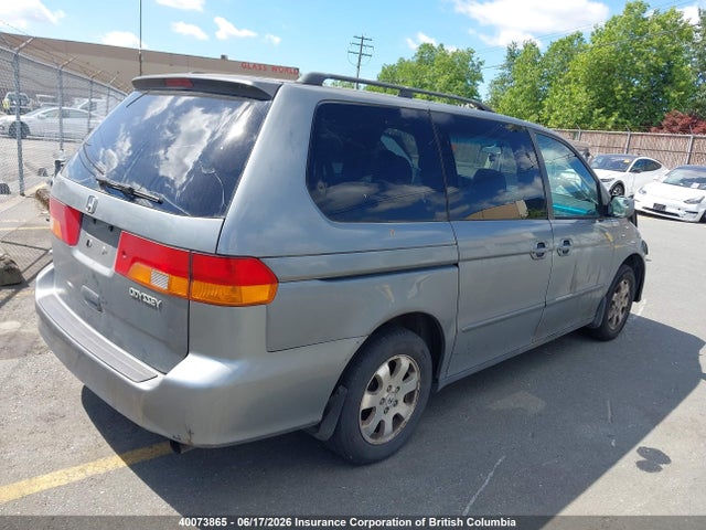 2002 Honda Odyssey Exl მანქანა იყიდება აუქციონზე, vin: 2HKRL18972H000977, აუქციონის ნომერი: 40073865
