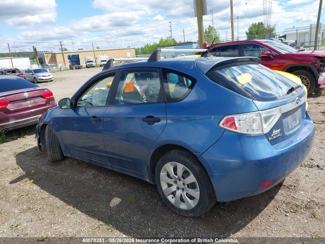 40070251 :رقم المزاد ، JF1GH61678H827137 vin ، 2008 Subaru Impreza 2.5i مزاد بيع