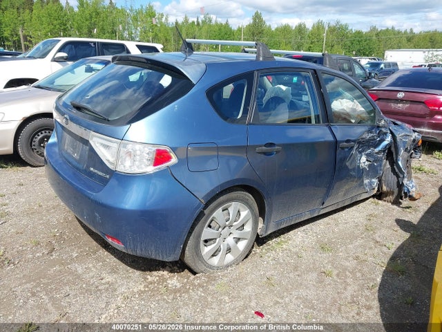40070251 :رقم المزاد ، JF1GH61678H827137 vin ، 2008 Subaru Impreza 2.5i مزاد بيع