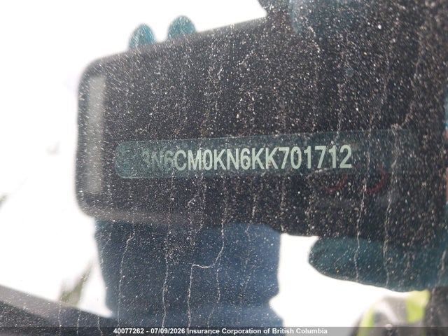 Aukcja sprzedaży 2019 Nissan Nv200 S/sv, vin: 3N6CM0KN6KK701712, numer aukcji: 40077262