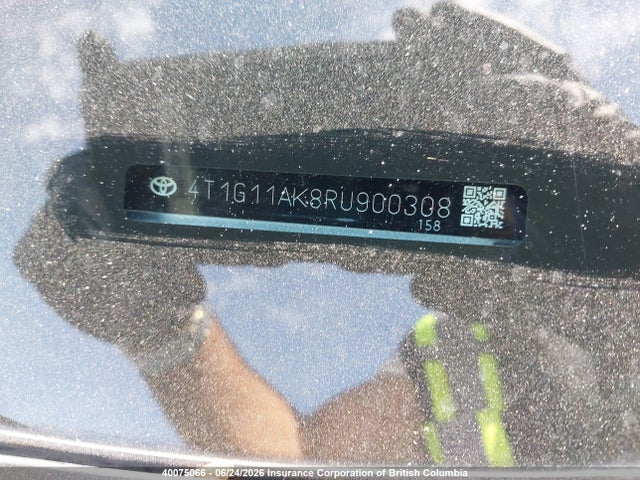 2024 Toyota Camry Se Night Shade/se მანქანა იყიდება აუქციონზე, vin: 4T1G11AK8RU900308, აუქციონის ნომერი: 40075066