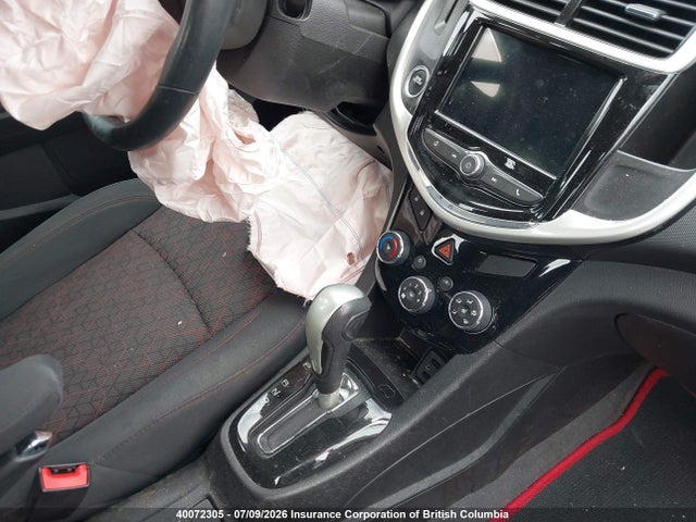 40072305 :رقم المزاد ، 1G1JD6SB0J4126436 vin ، 2018 Chevrolet Sonic Lt مزاد بيع